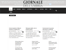 Tablet Screenshot of giornaledellumbria.it